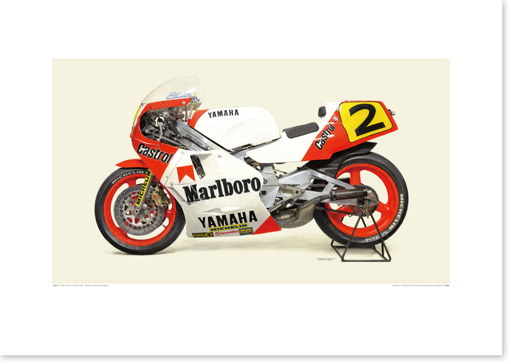 画像1: 1986 YAMAHA YZR500 (0W81)-Marlboro Yamaha Team Agostini / B2版