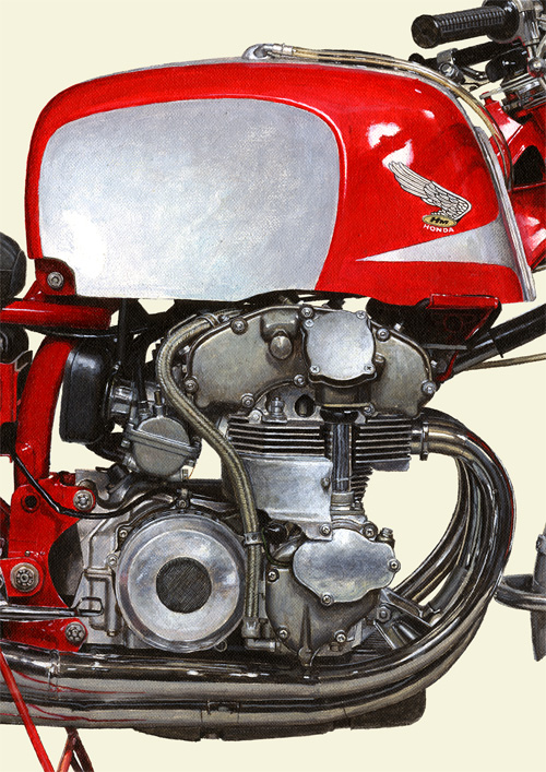 画像: 1959 Honda RC160- Asama specification