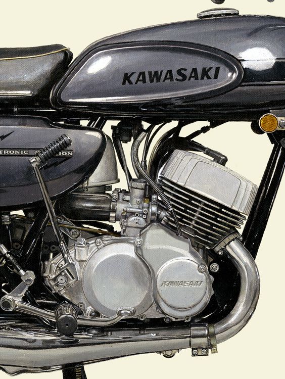 画像: 1969 KAWASAKI 500SS MachIII / H1
