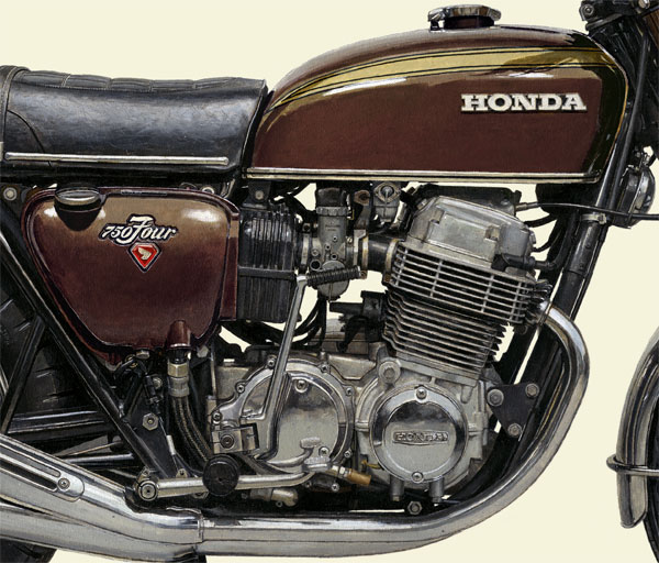 画像: 1970 Honda Dream CB750 Four (K1)  