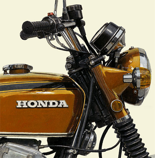 画像: 1970 Honda Dream CB750 Four (K1)  