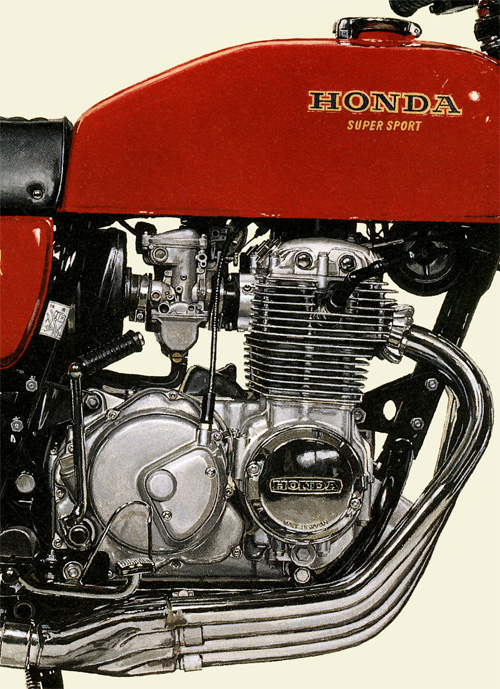画像: 1974 Honda Dream CB400 Four