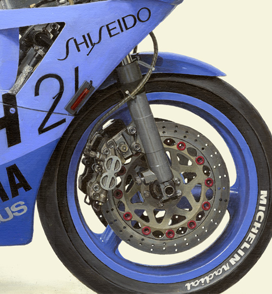 1985 YAMAHA FZR750 (0W74) - Shiseido Tech21 Racing Team